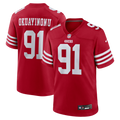San Francisco 49ers Sam Okuayinonu Nike Team Game Jersey - Scarlet