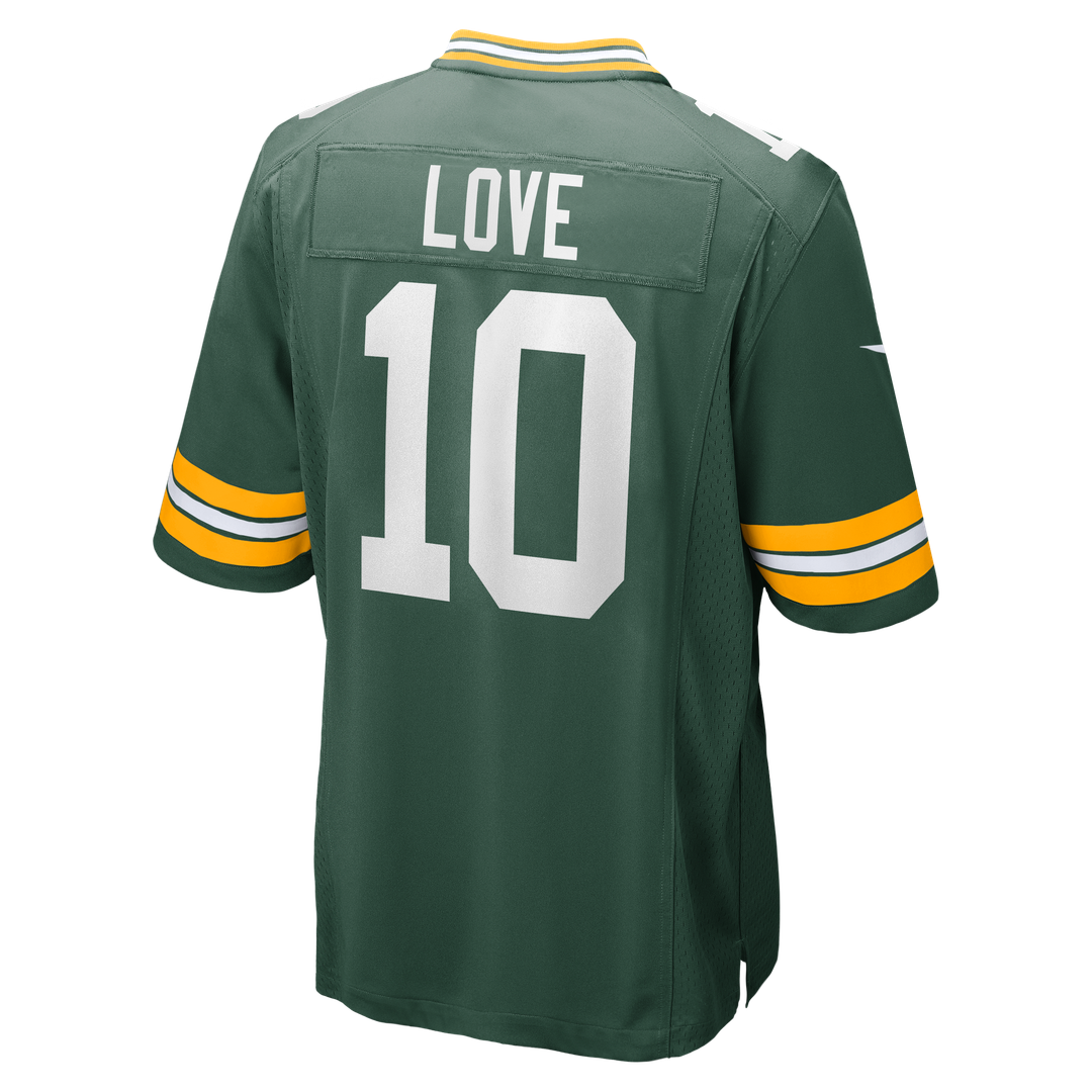 Green Bay Packers Jordan Love Nike Player Game Jersey - Green
