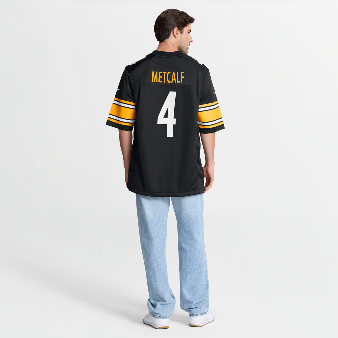Pittsburgh Steelers DK Metcalf Nike Game Player Jersey - Black