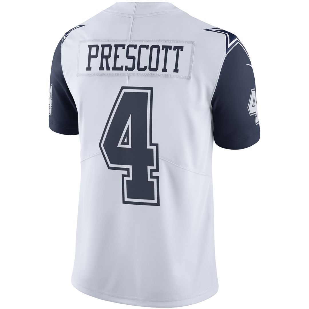 Dallas Cowboys Dak Prescott Nike Vapor Limited Player Jersey - Navy