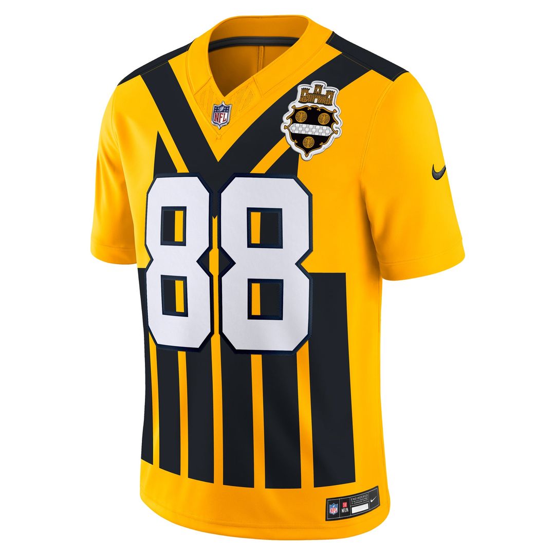 Pittsburgh Steelers Pat Freiermuth Nike Alternate Vapor F.U.S.E. Limited Jersey - Gold