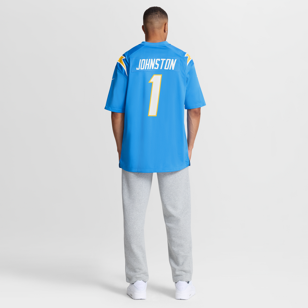 Los Angeles Chargers Quentin Johnston Nike Alternate Super Chargers Game Player Jersey - Navy