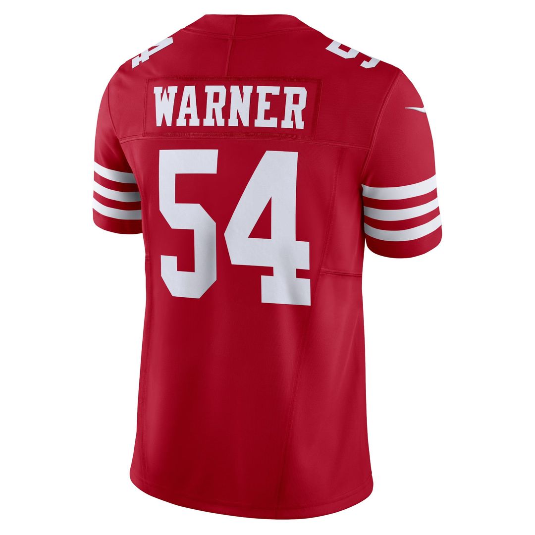 San Francisco 49ers Fred Warner Nike Vapor F.U.S.E. Limited Jersey - Scarlet