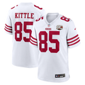 San Francisco 49ers George Kittle Nike 80th Anniversary Game Jersey - White