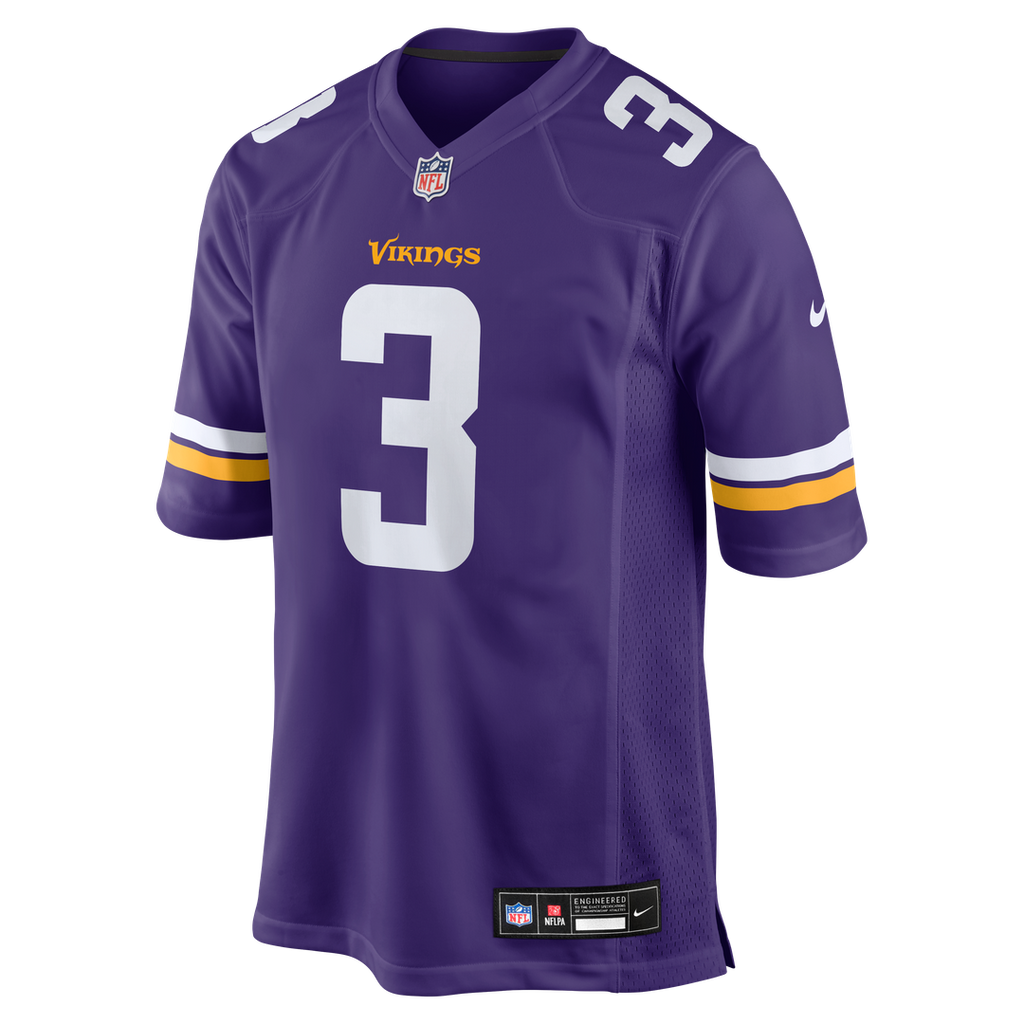 Minnesota Vikings Jordan Addison Nike Game Jersey - Purple