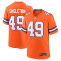 Denver Broncos Alex Singleton Nike Alternate Game Jersey - Orange