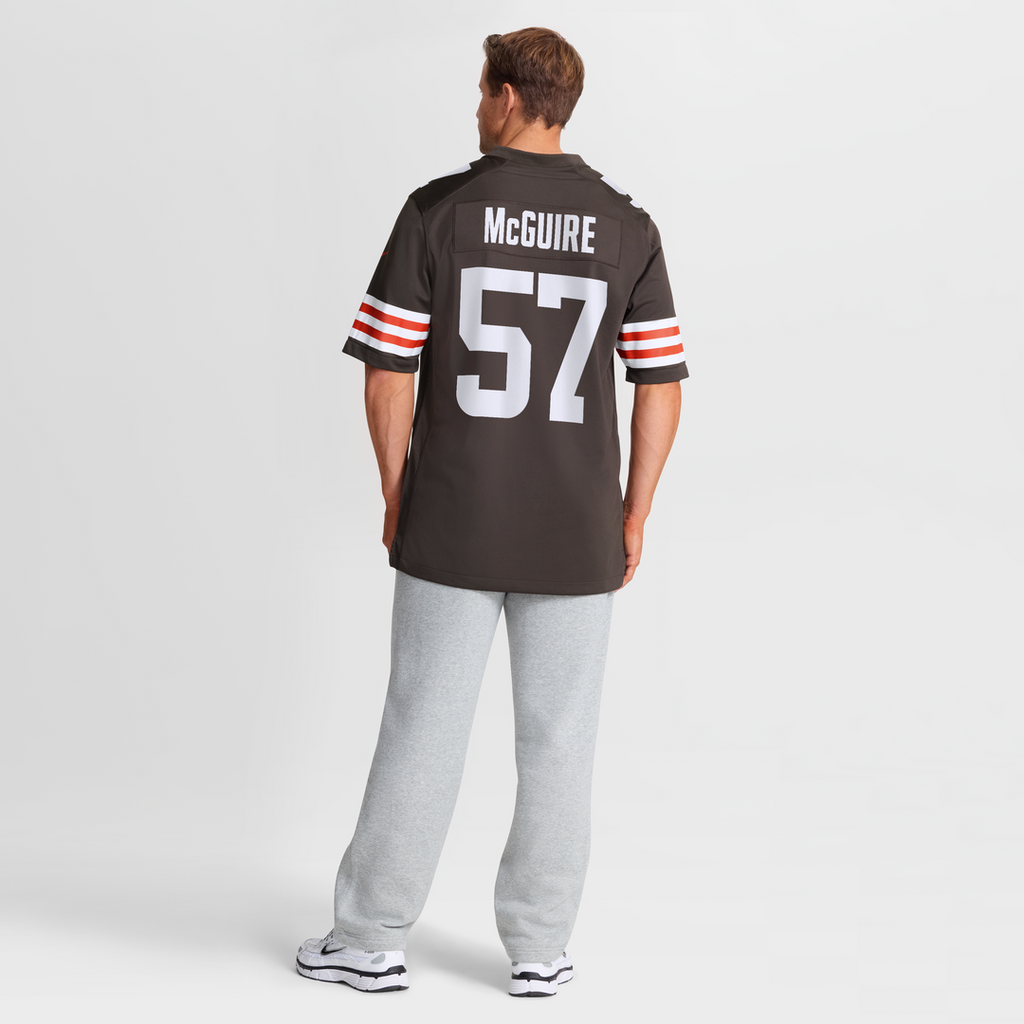 Cleveland Browns Isaiah McGuire Nike Team Game Jersey - Brown