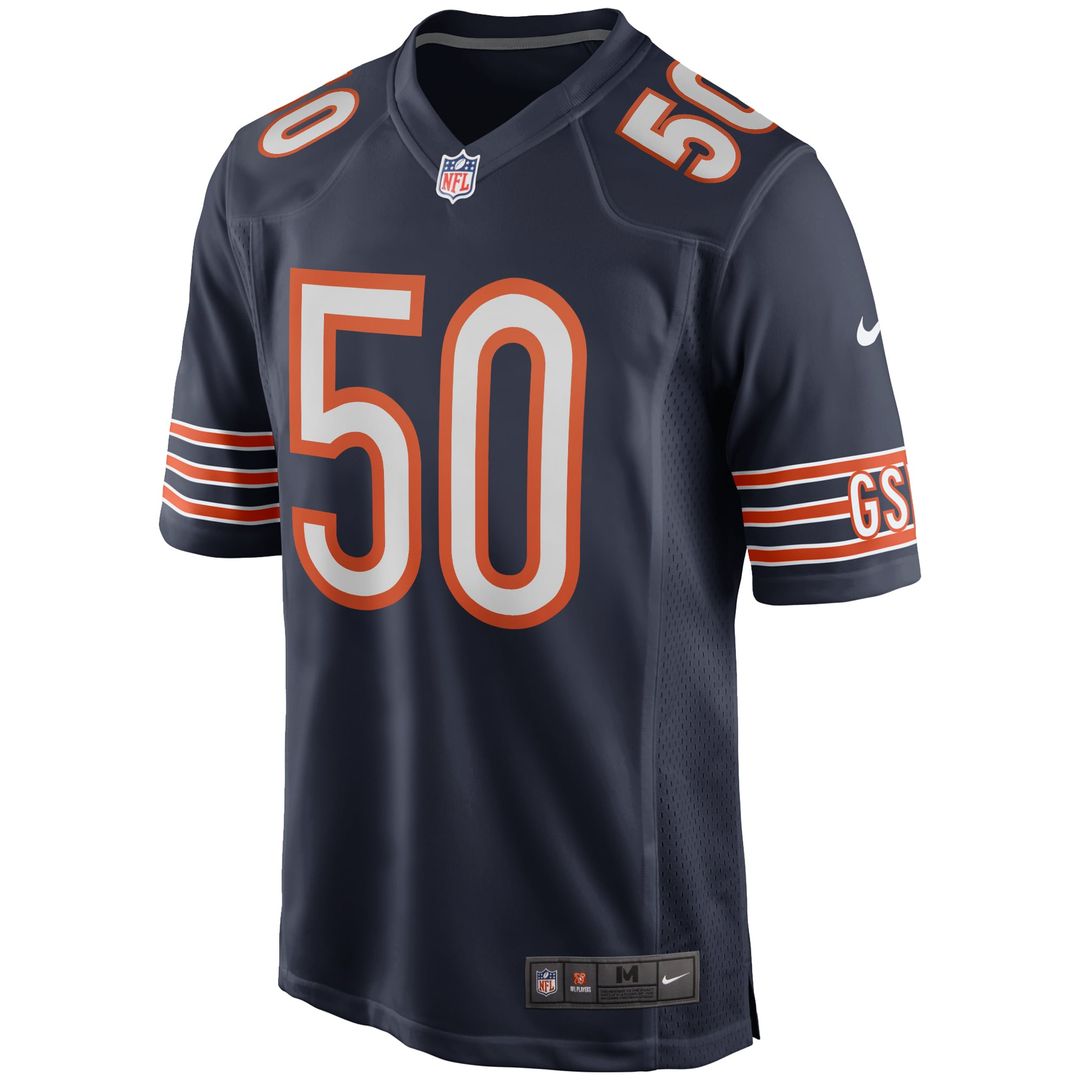 Chicago Bears Mike Singletary Nike Game Retired Player Jersey - Navy