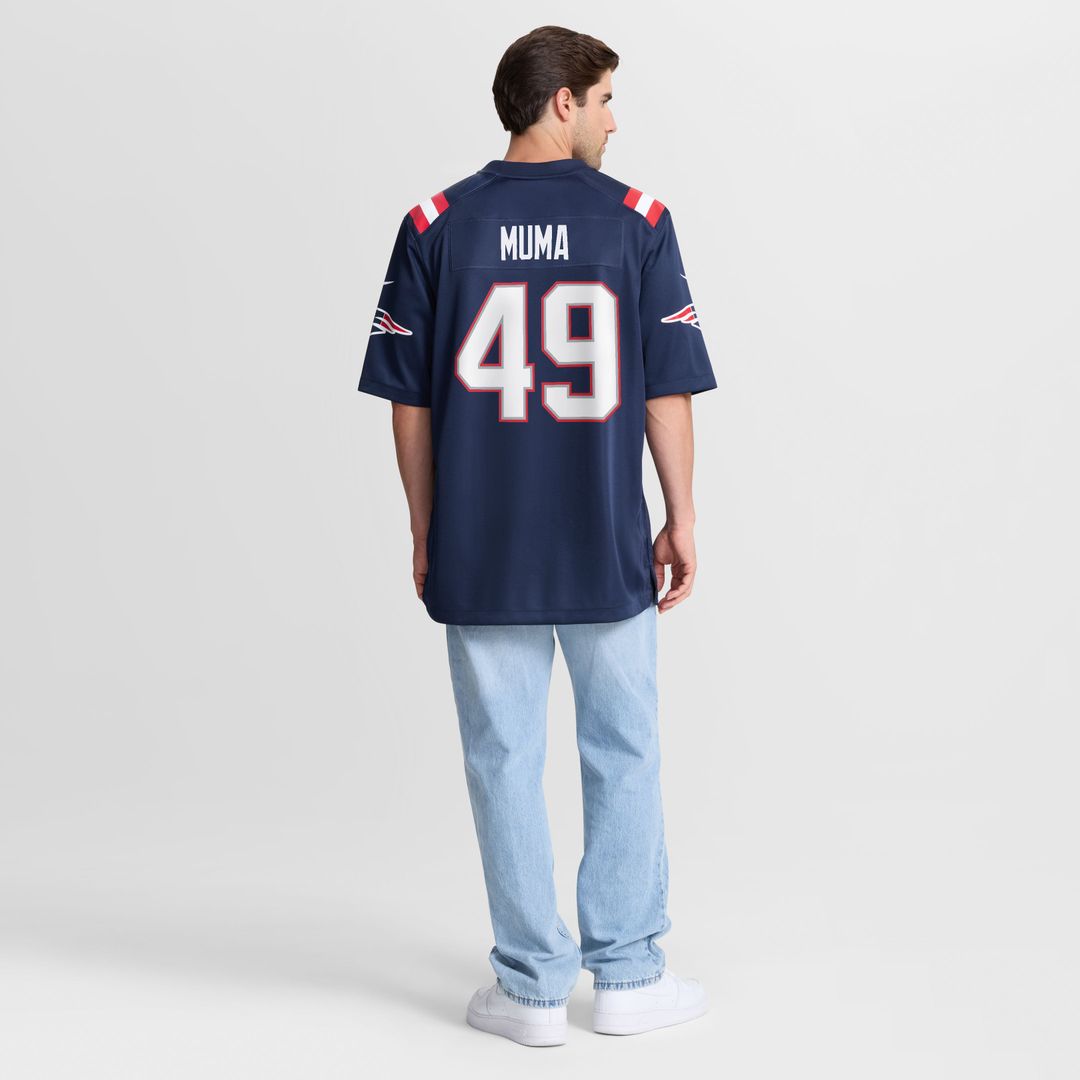 New England Patriots Chad Muma Nike Team Game Jersey - Navy