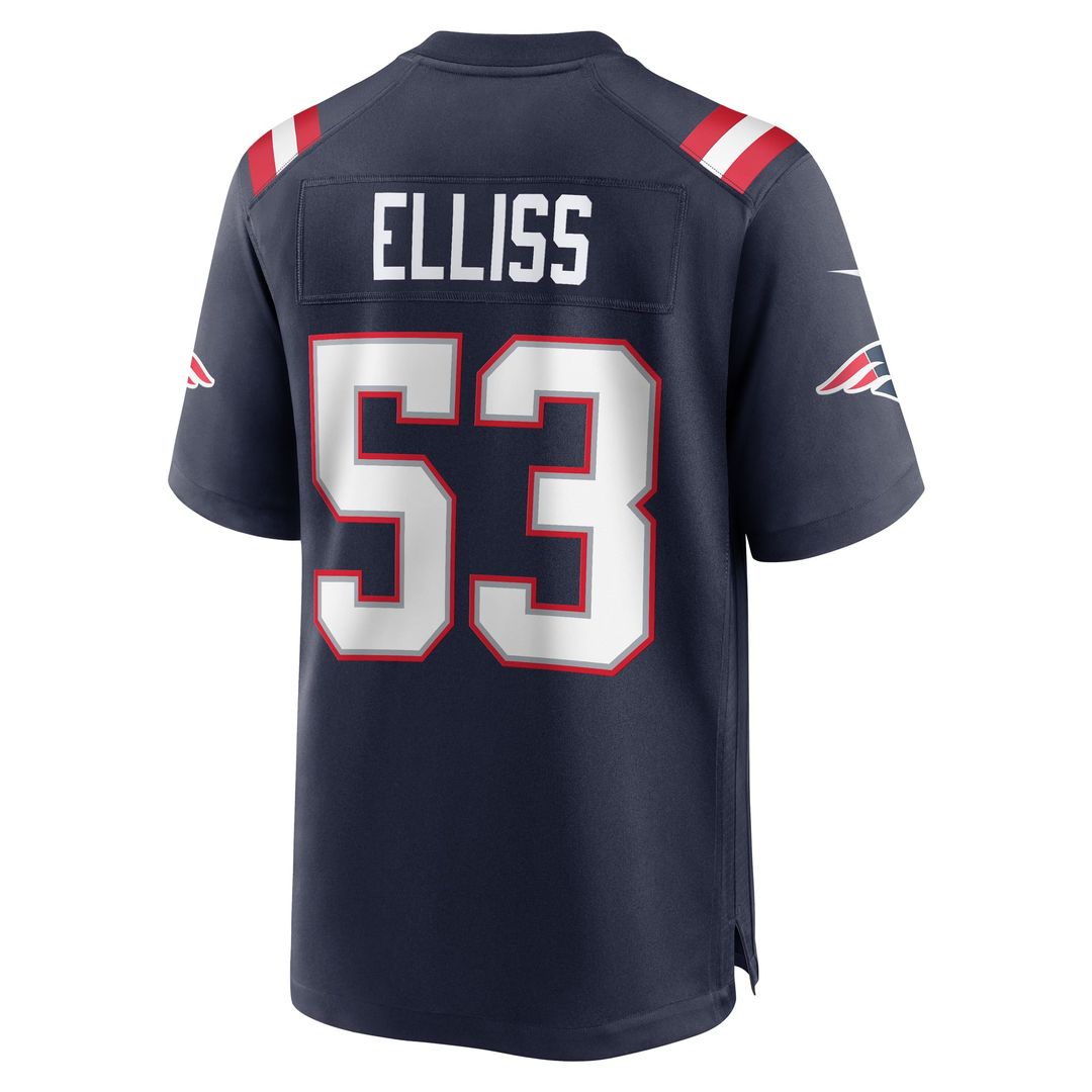 New England Patriots Christian Elliss Nike Game Jersey - Navy
