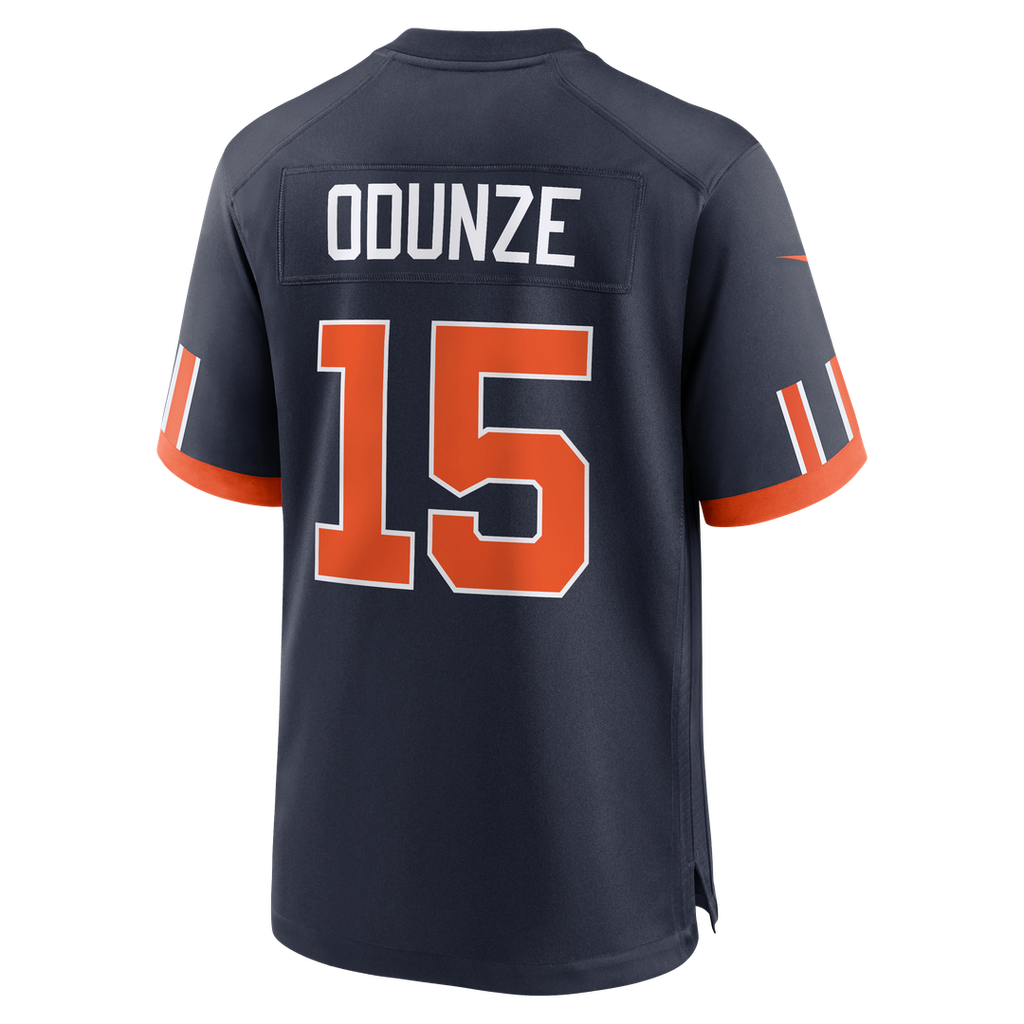 Chicago Bears Rome Odunze Nike 2026 Rivalries Collection Game Jersey - Navy