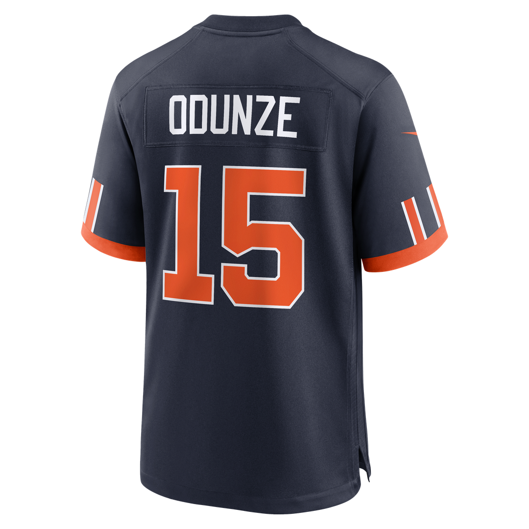 Chicago Bears Rome Odunze Nike 2026 Rivalries Collection Game Jersey - Navy