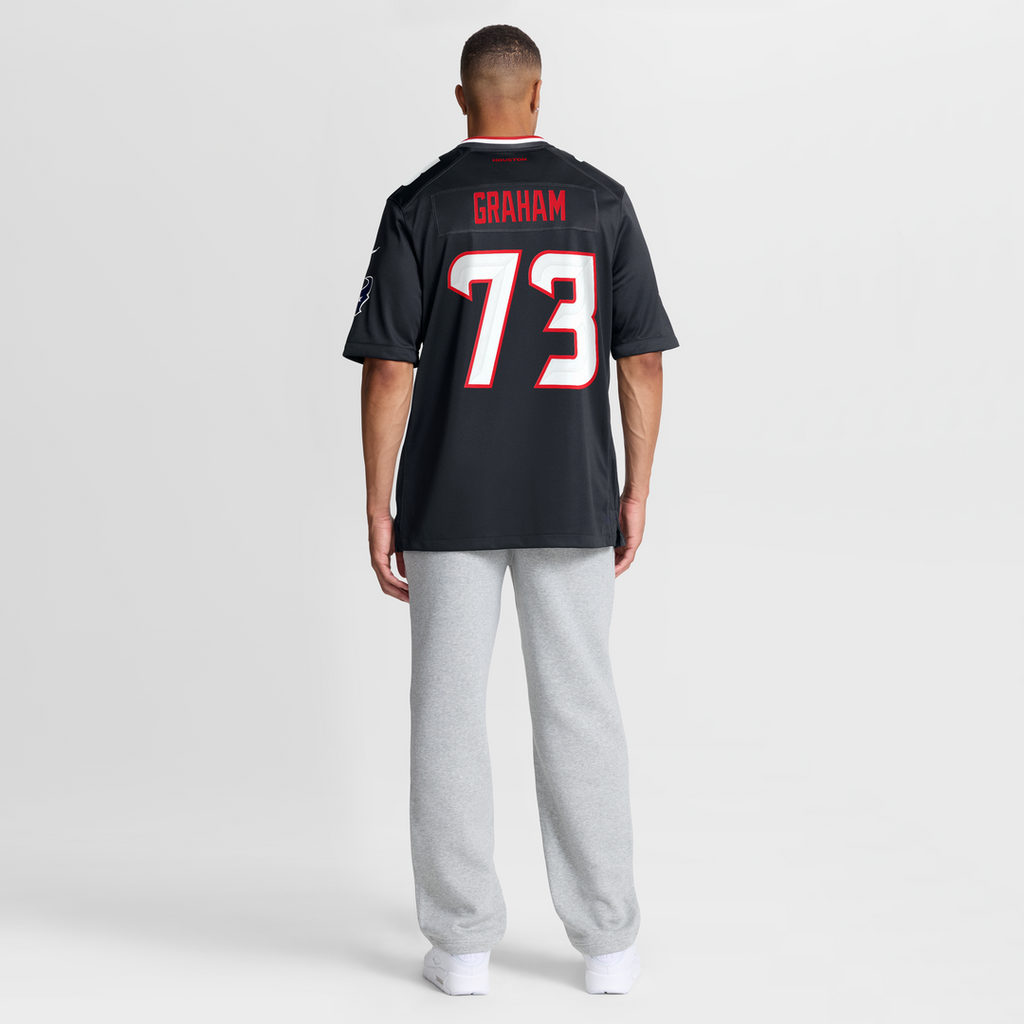 Houston Texans Derrick Graham Nike Team Game Jersey - Navy