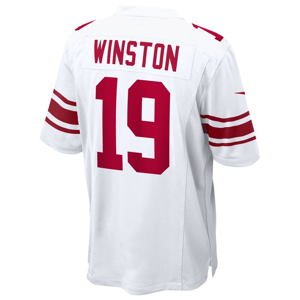 New York Giants Jameis Winston Nike Game Jersey - White