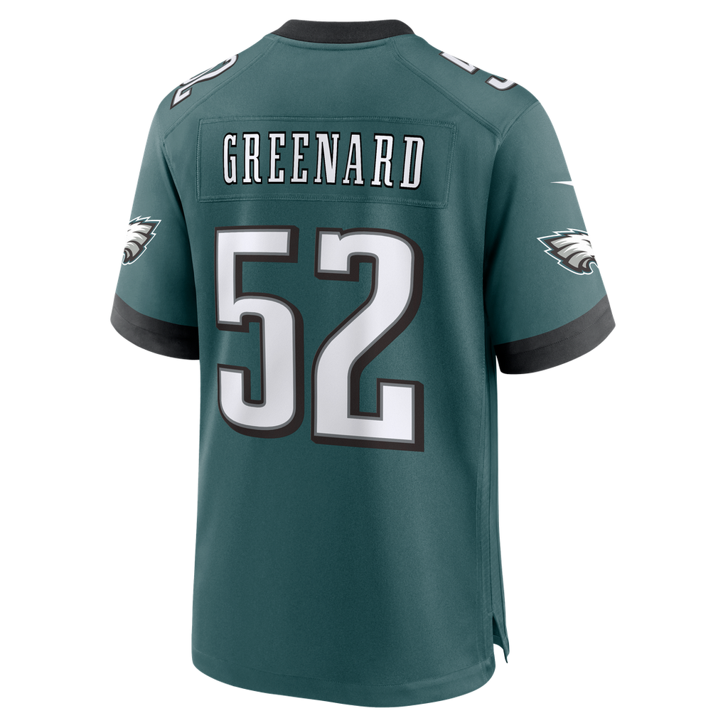 Philadelphia Eagles Jonathan Greenard Nike Team Game Jersey - Midnight Green