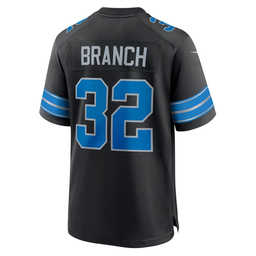 Detroit Lions Brian Branch Nike Alternate Game Jersey - Black