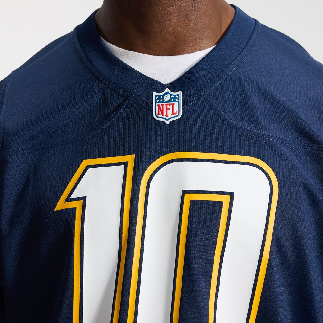 Los Angeles Chargers Justin Herbert Nike Player Game Jersey - Powder Blue