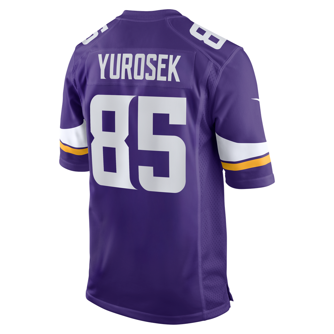 Minnesota Vikings Ben Yurosek Nike Team Game Jersey - Purple