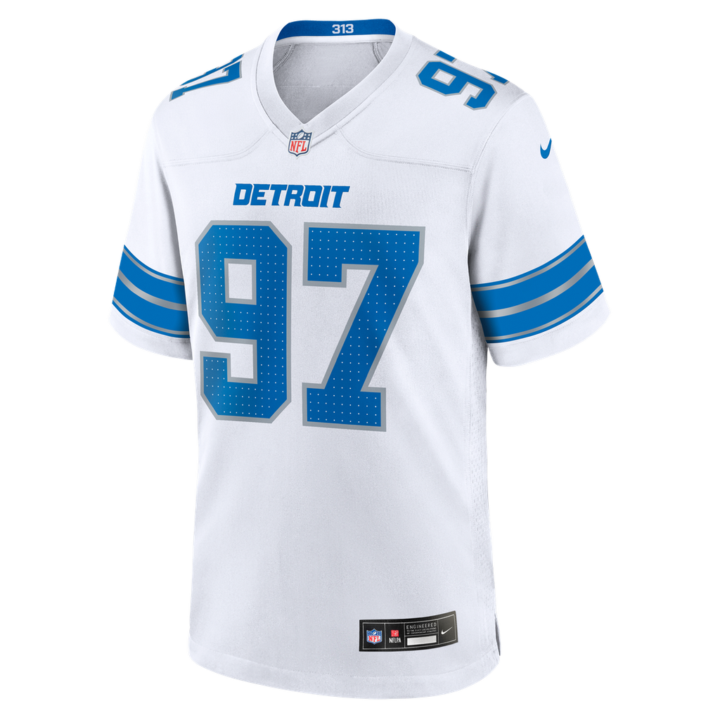 Detroit Lions Aidan Hutchinson Nike Game Jersey - White