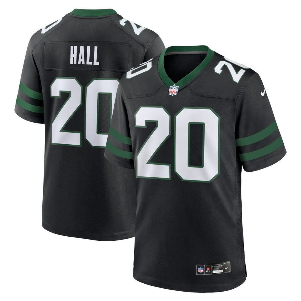 New York Jets Breece Hall Nike Alternate Game Jersey - Legacy Black
