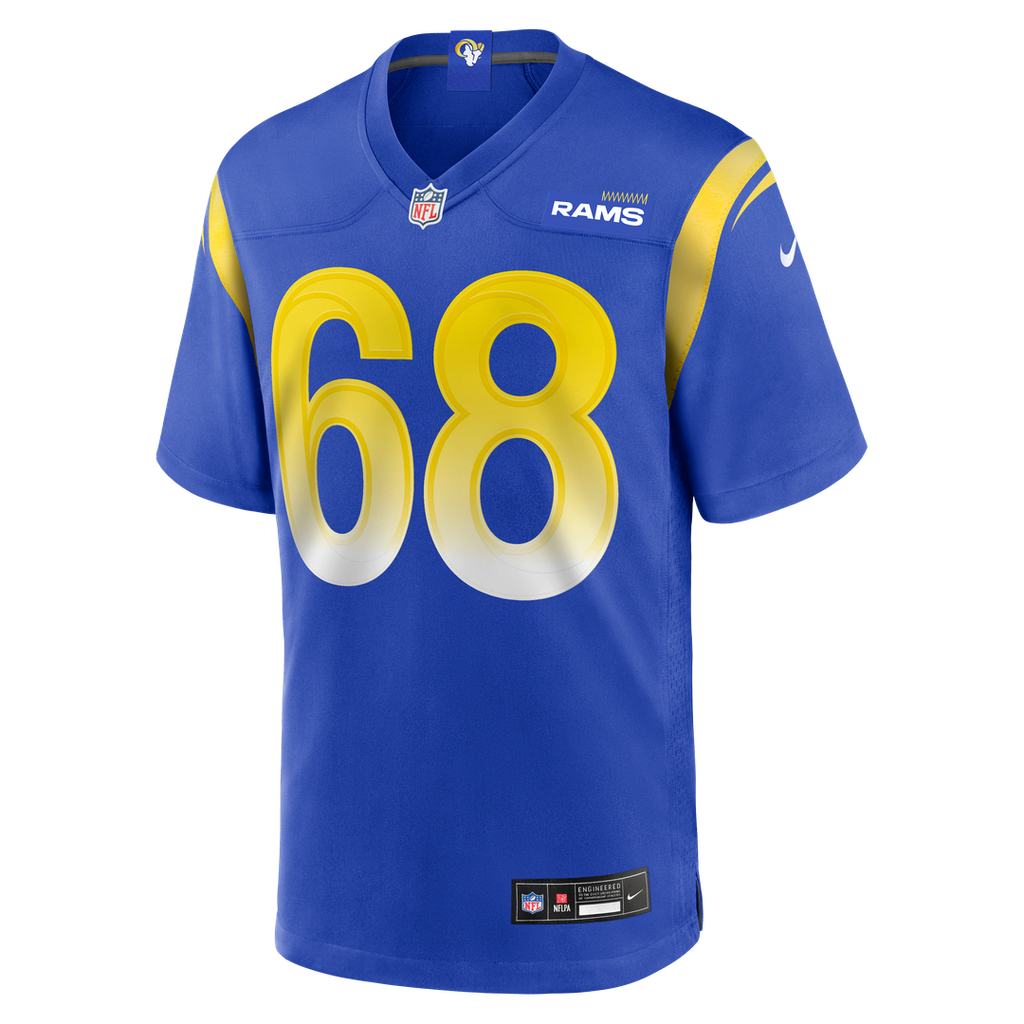 Los Angeles Rams Mike McAllister Nike Home Game Jersey - Royal
