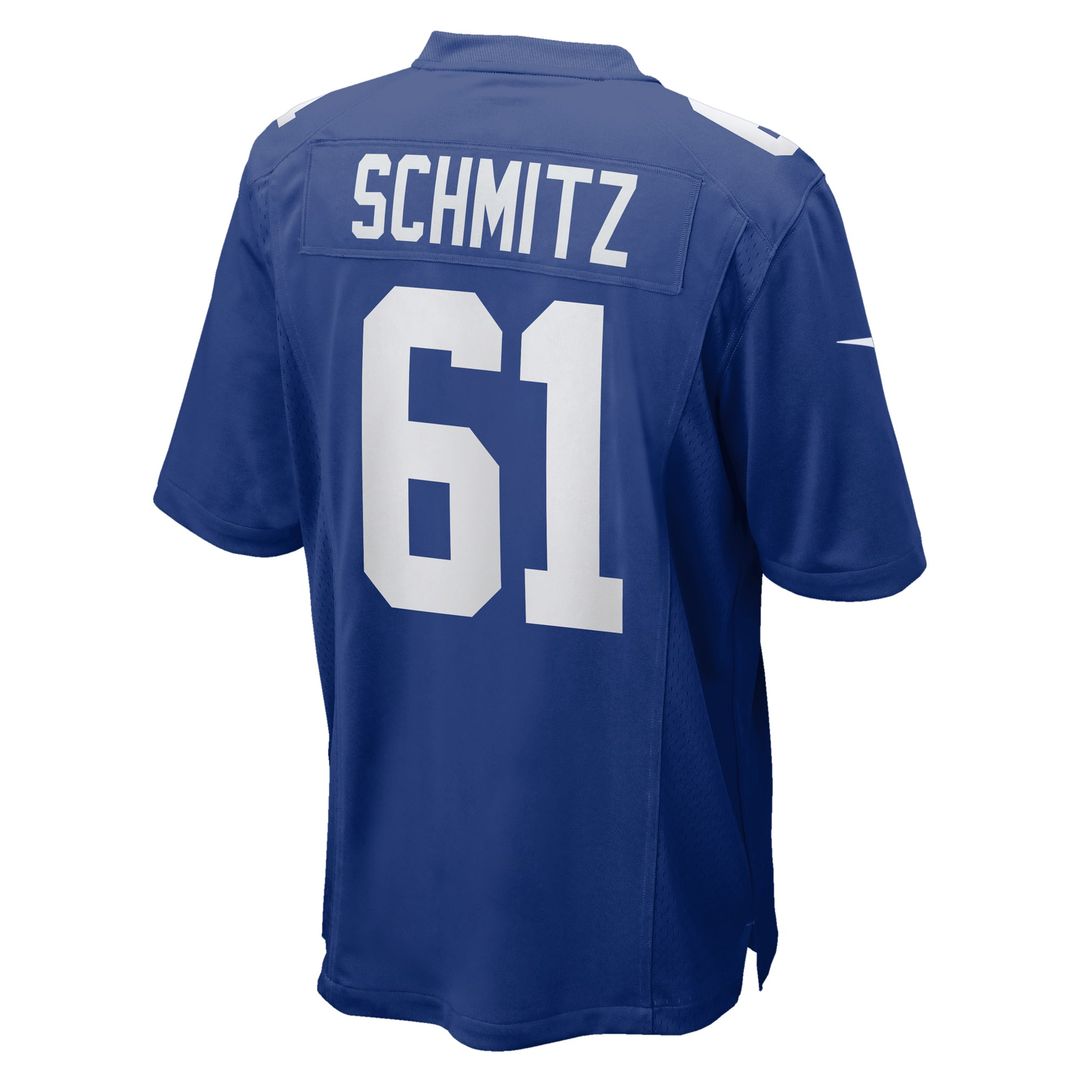 New York Giants John Michael Schmitz Nike Team Game Jersey - Royal