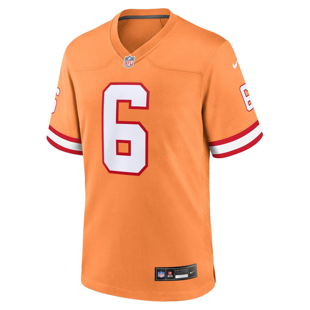Tampa Bay Buccaneers Baker Mayfield Nike Alternate Game Player Jersey - Pewter