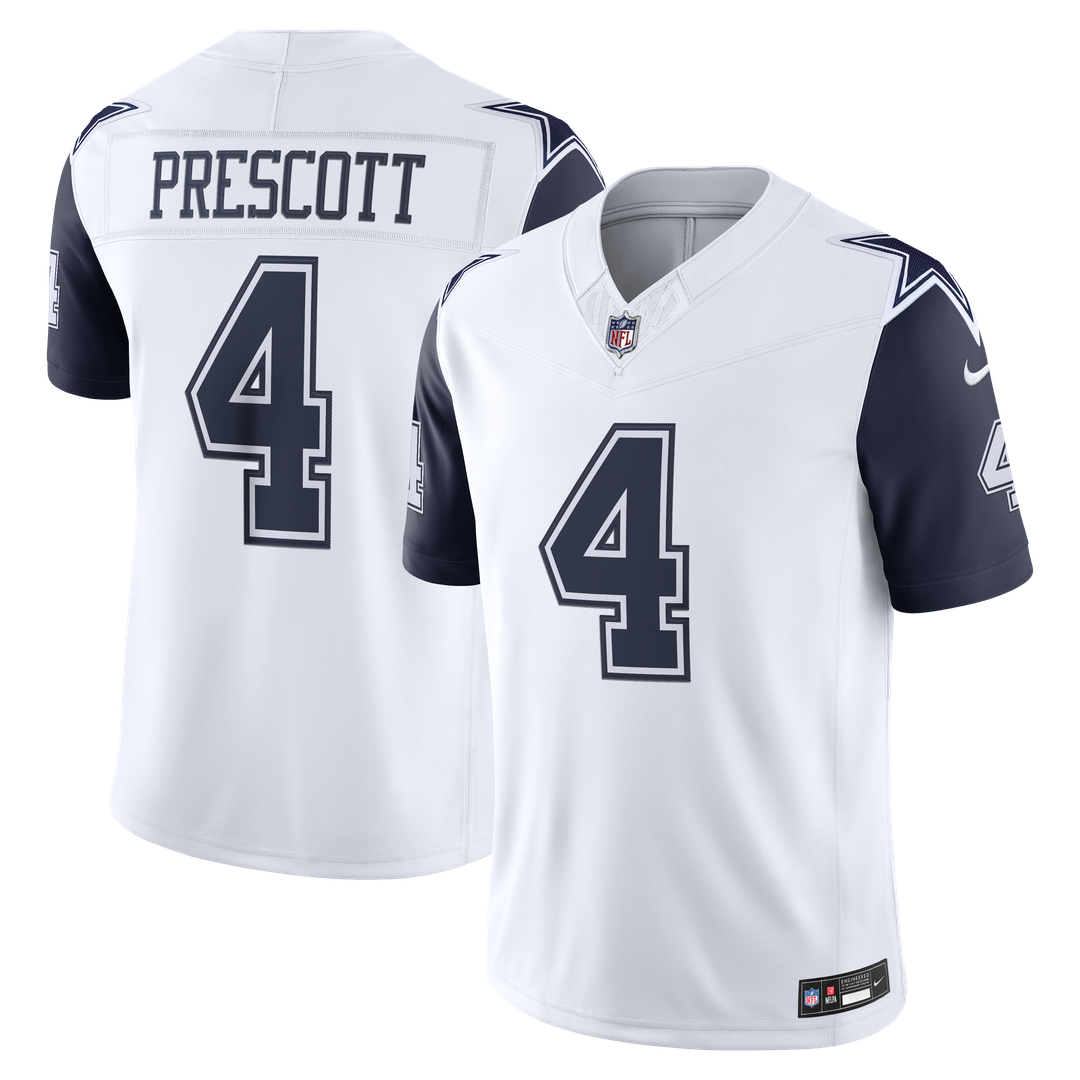 Dallas Cowboys Dak Prescott Nike Team Vapor F.U.S.E. Stitched Limited Jersey - Navy