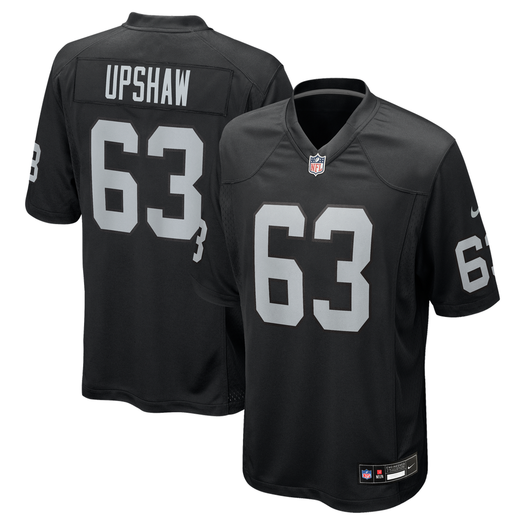 Las Vegas Raiders Gene Upshaw Nike Game Retired Player Jersey - Black