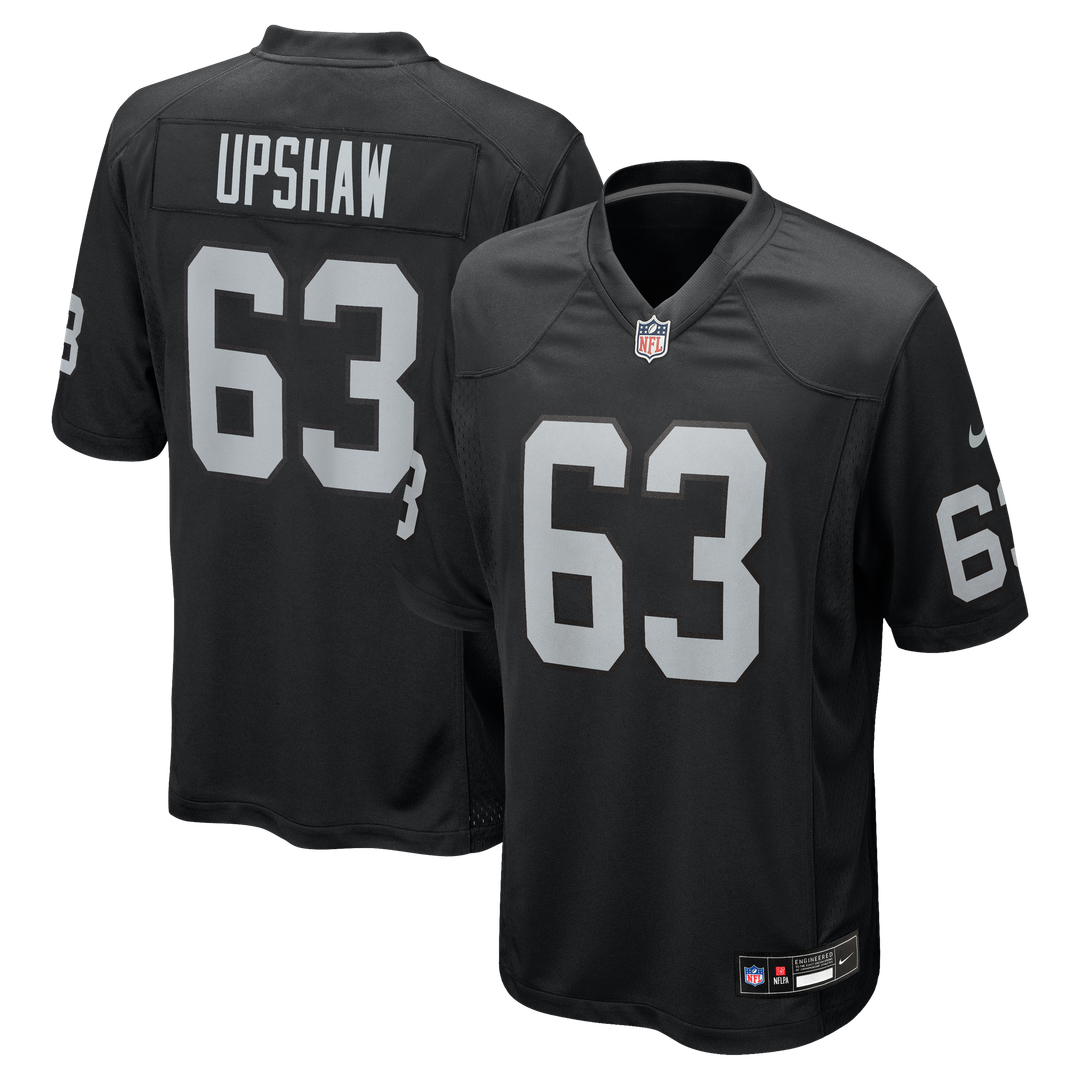 Las Vegas Raiders Gene Upshaw Nike Game Retired Player Jersey - Black