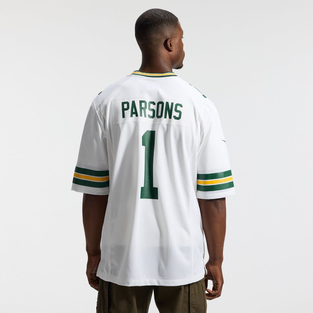 Green Bay Packers Micah Parsons Nike Game Player Jersey - White