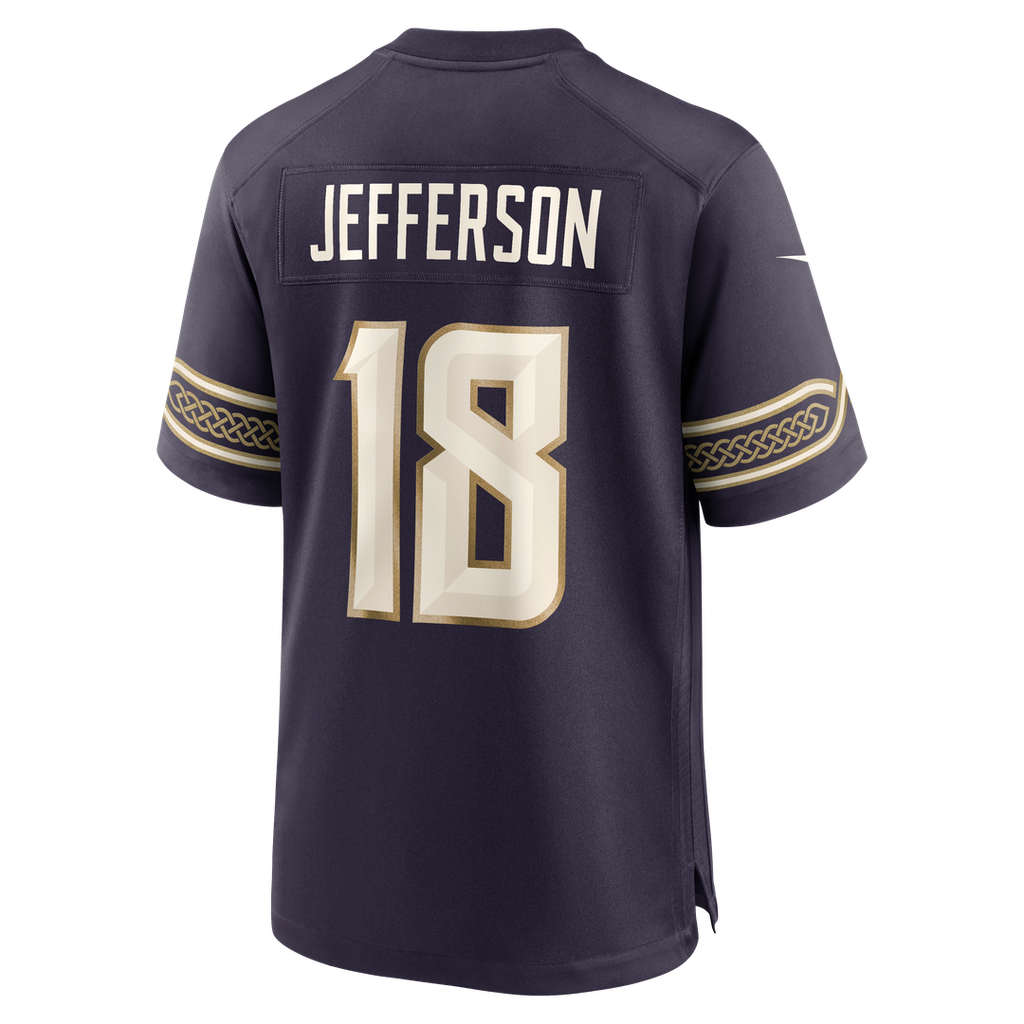 Minnesota Vikings Justin Jefferson Nike 2026 Rivalries Collection Game Jersey - Purple