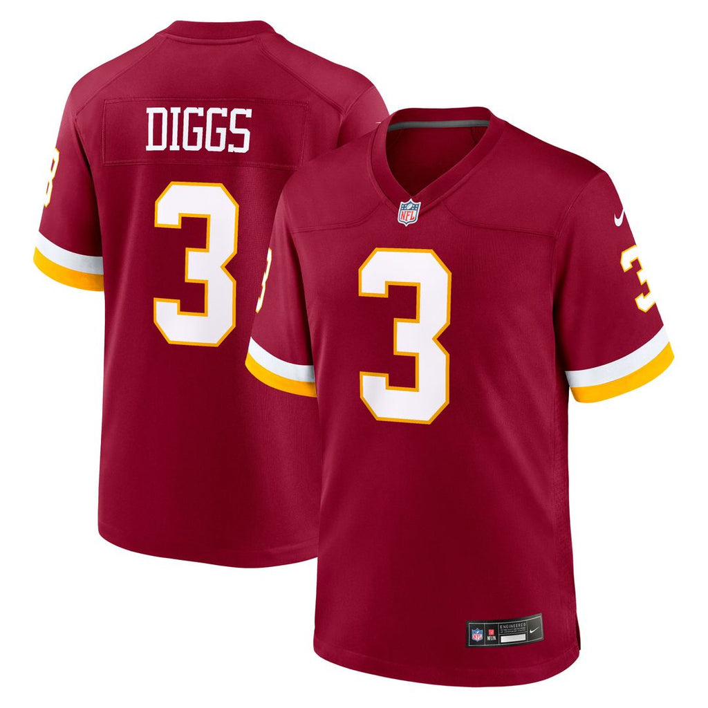 Washington Commanders Stefon Diggs Nike Game Jersey - Burgundy