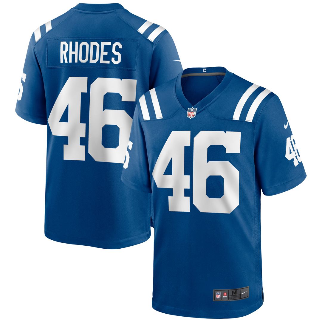 Indianapolis Colts Luke Rhodes Nike Game Jersey - Royal