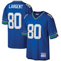 Seattle Seahawks Steve Largent Mitchell & Ness Big & Tall 1985 Retired Player Replica Jersey - Royal