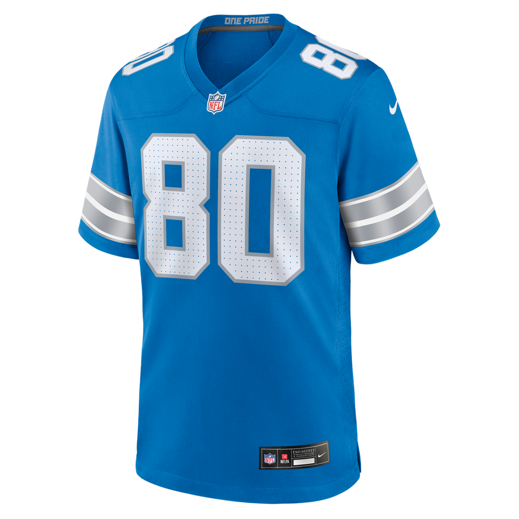 Detroit Lions Malik Cunningham Nike Team Game Jersey - Blue