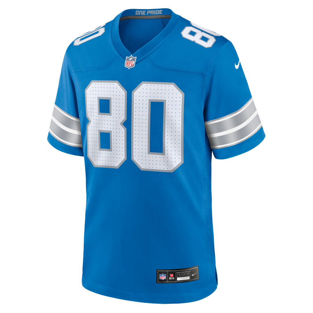 Detroit Lions Malik Cunningham Nike Team Game Jersey - Blue