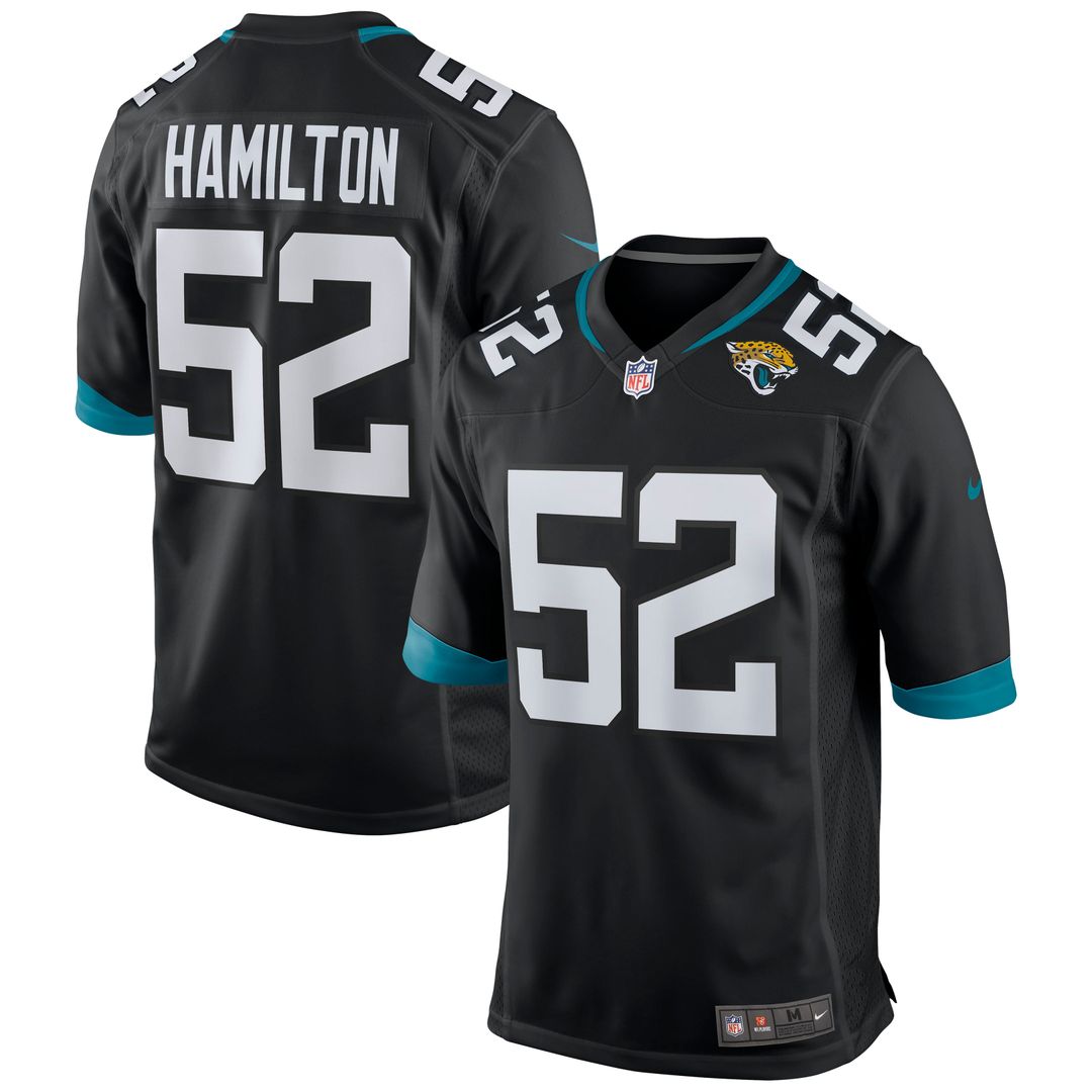 Jacksonville Jaguars DaVon Hamilton Nike Game Jersey - Black