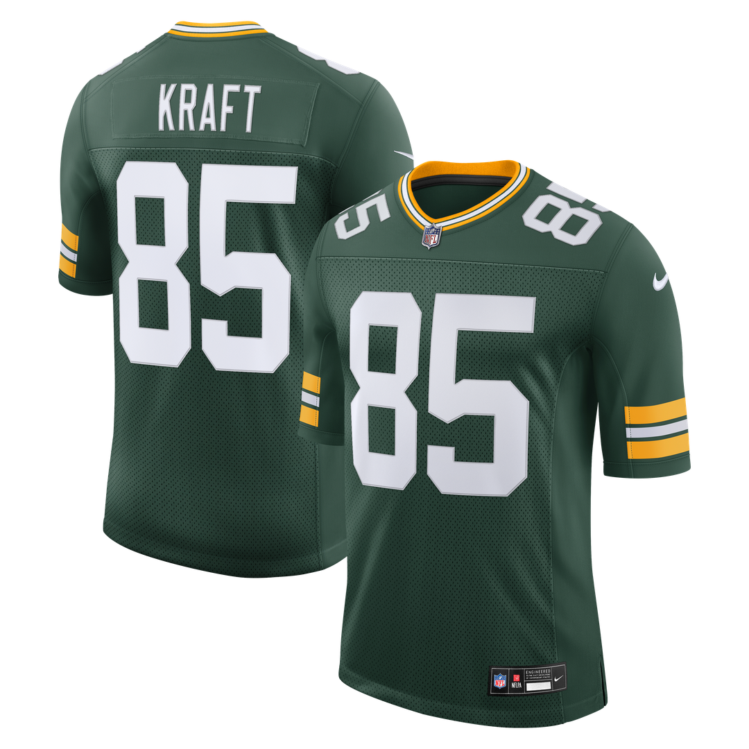 Green Bay Packers Tucker Kraft Nike Vapor Untouchable Stitched Limited Jersey - Green