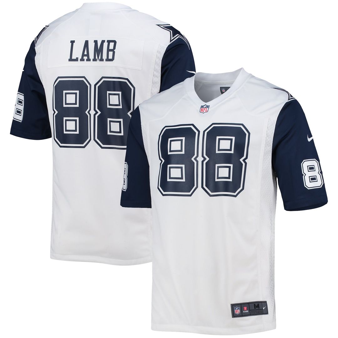 Dallas Cowboys CeeDee Lamb Nike Alternate Game Team Jersey - White
