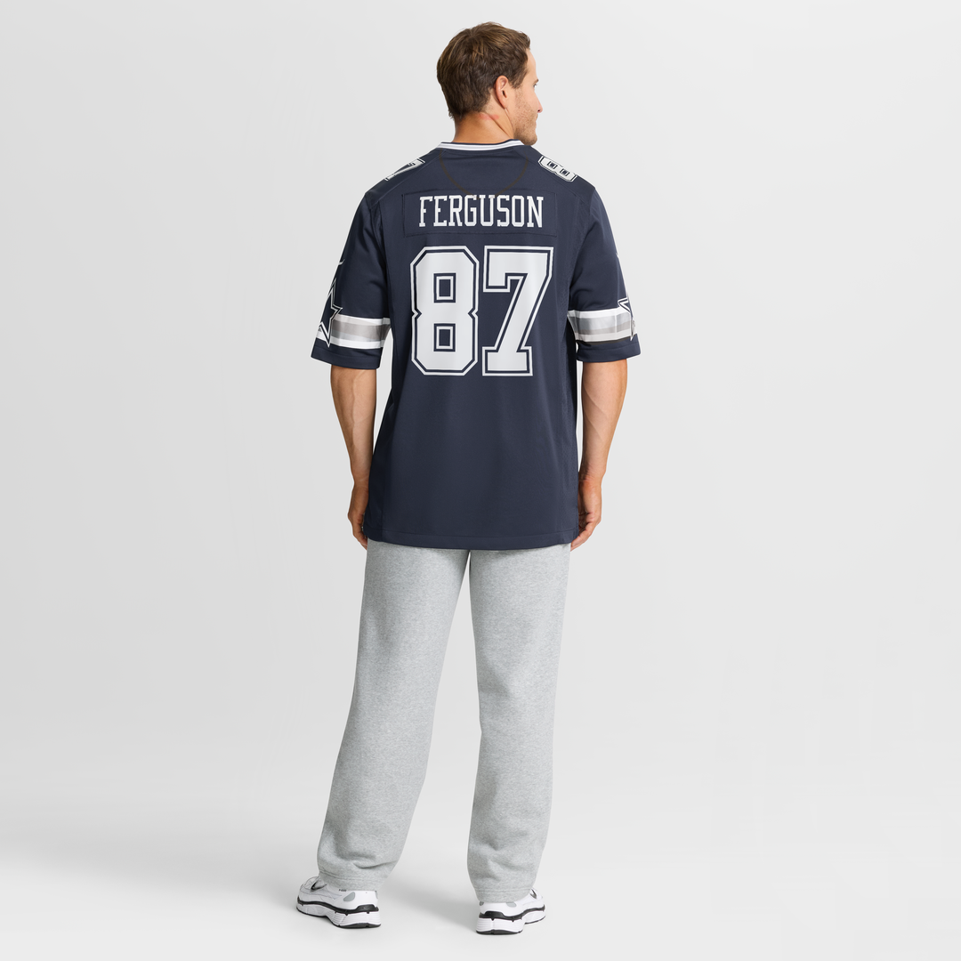 Dallas Cowboys Jake Ferguson Nike Team Game Jersey - Navy