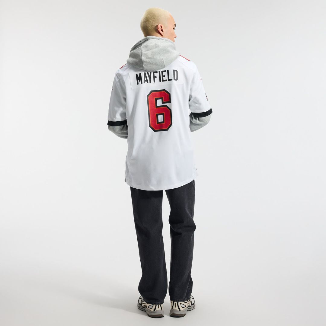 Tampa Bay Buccaneers Baker Mayfield Nike Alternate Game Player Jersey - Pewter