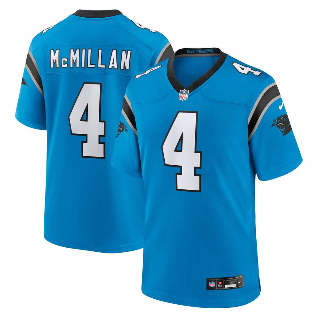 Carolina Panthers Tetairoa McMillan Nike Alternate Game Jersey - Blue