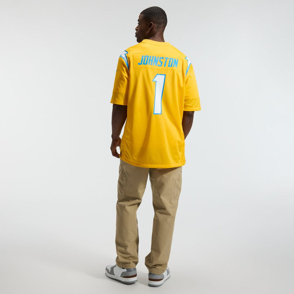 Los Angeles Chargers Quentin Johnston Nike Alternate Super Chargers Game Player Jersey - Navy