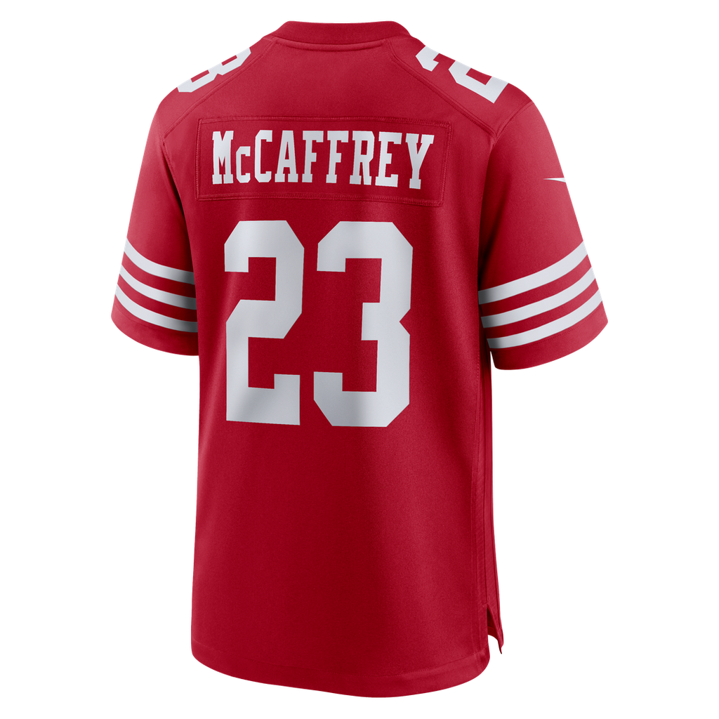 San Francisco 49ers Christian McCaffrey Nike Game Player Jersey - Scarlet
