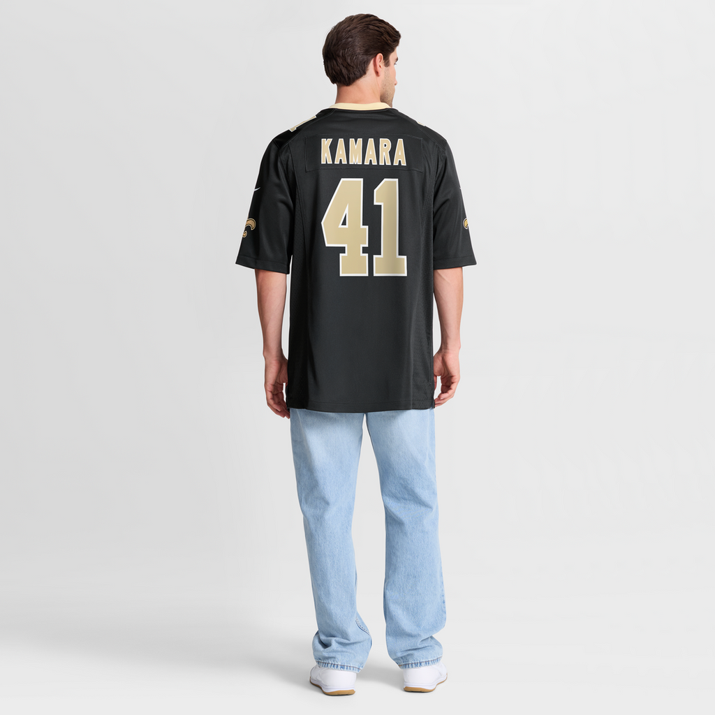 New Orleans Saints Alvin Kamara Nike Game Jersey - Black