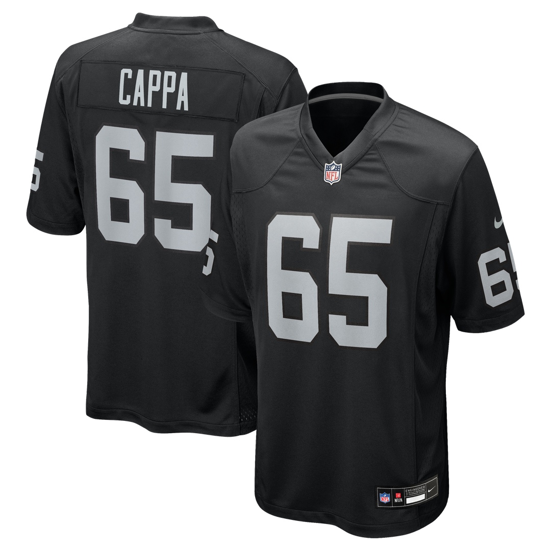 Las Vegas Raiders Alex Cappa Nike Team Game Jersey - Black