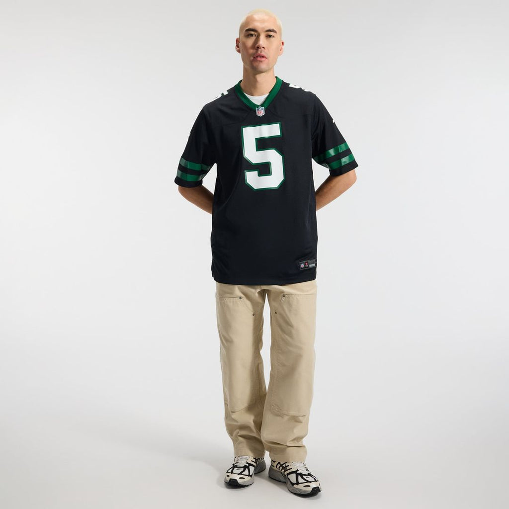 New York Jets Garrett Wilson Nike Alternate Game Jersey - Legacy Black