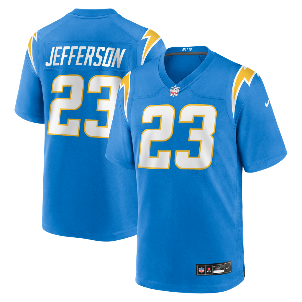 Los Angeles Chargers Tony Jefferson Nike Team Game Jersey - Powder Blue