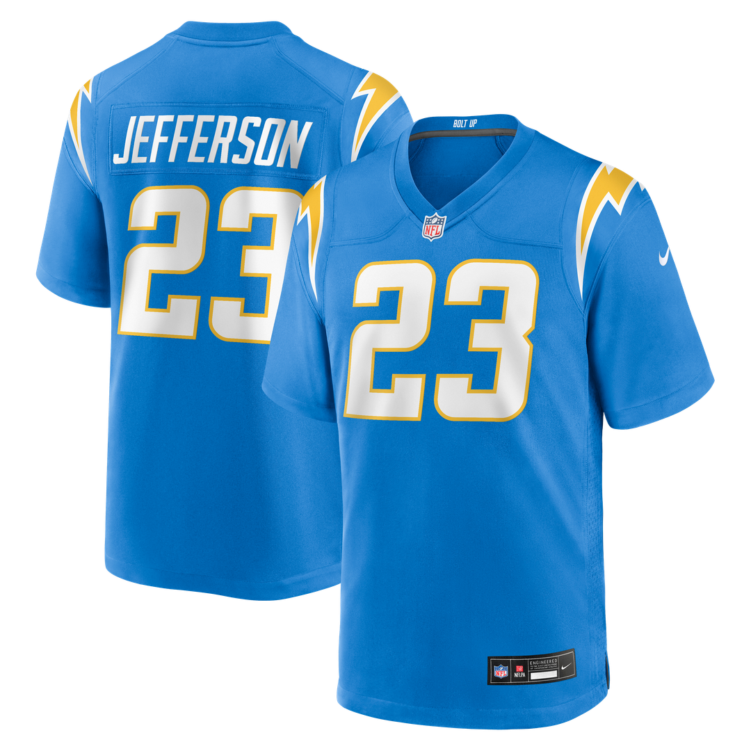 Los Angeles Chargers Tony Jefferson Nike Team Game Jersey - Powder Blue